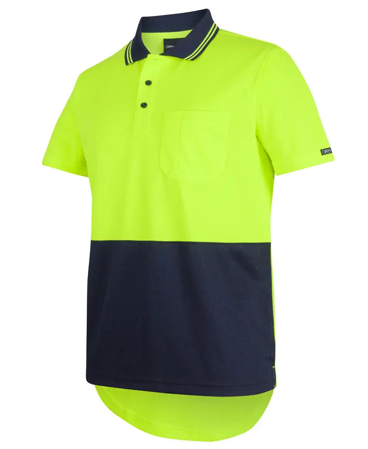 JB's Hi-Vis Short Sleeve Drop Tail Polo Shirt 6HDS Jb's Wear